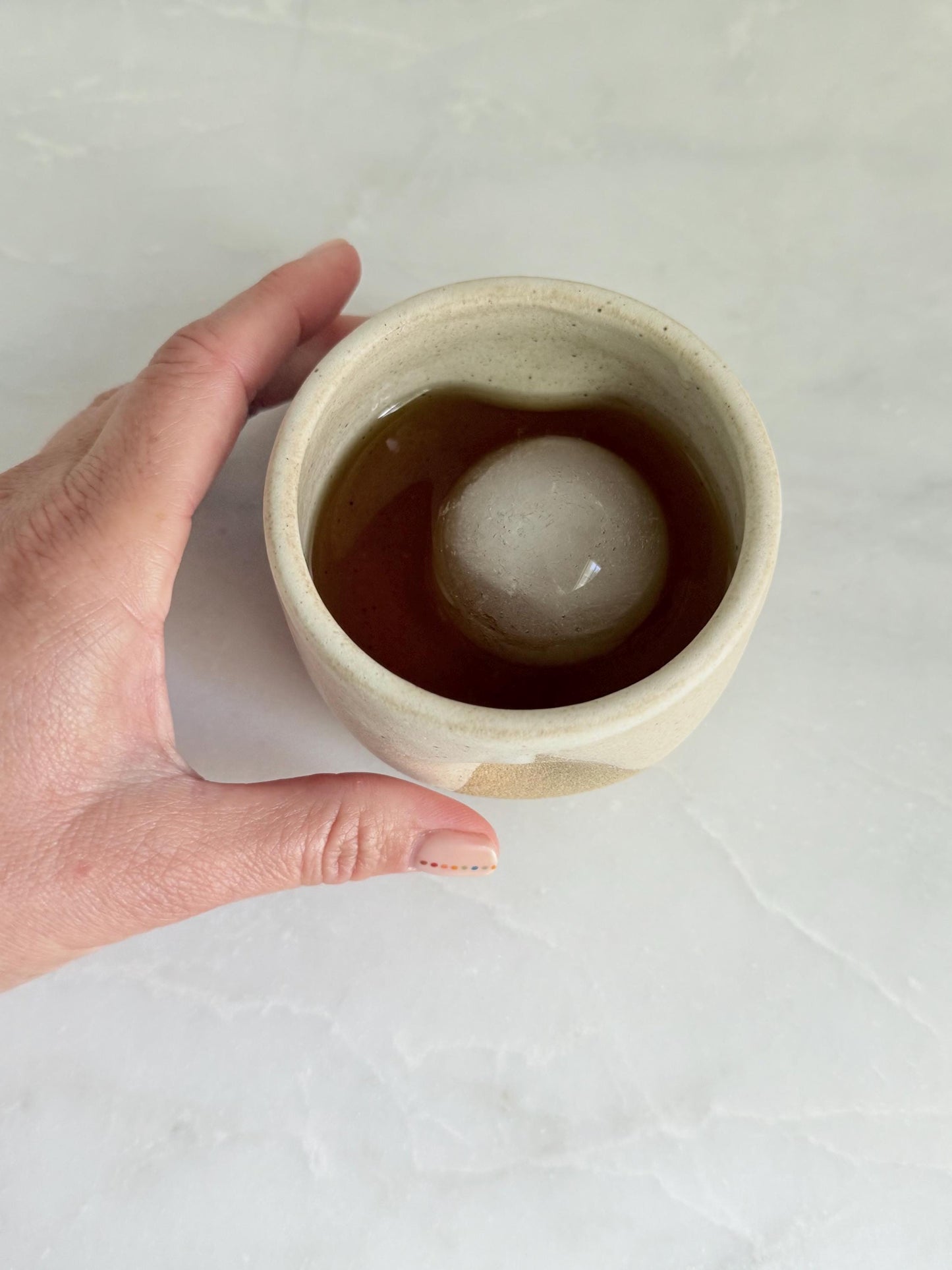 Small Ceramic Dimple Cup / Set of 2