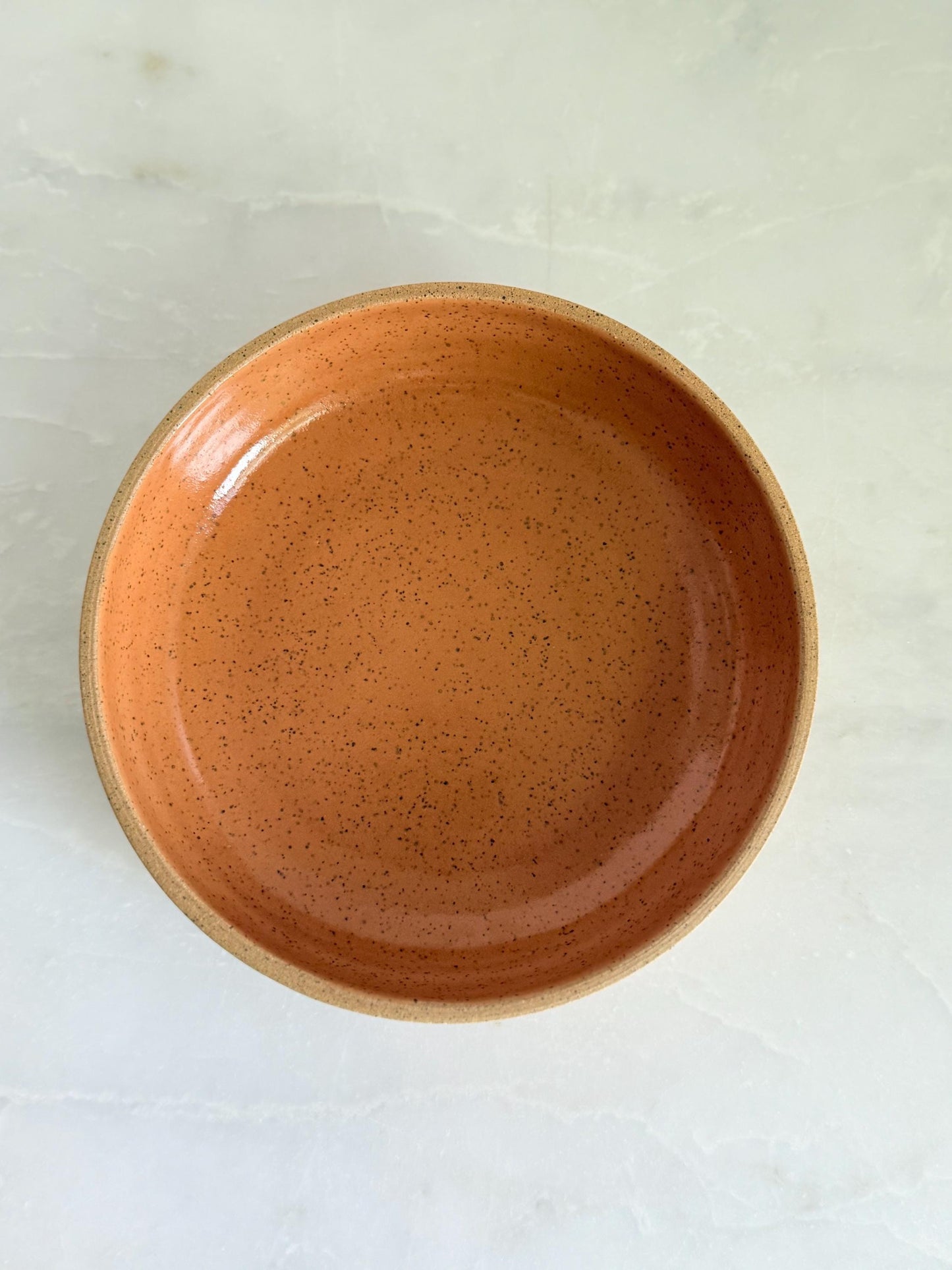 Handmade Ceramic Mini Blate / Snack Plate /Orange