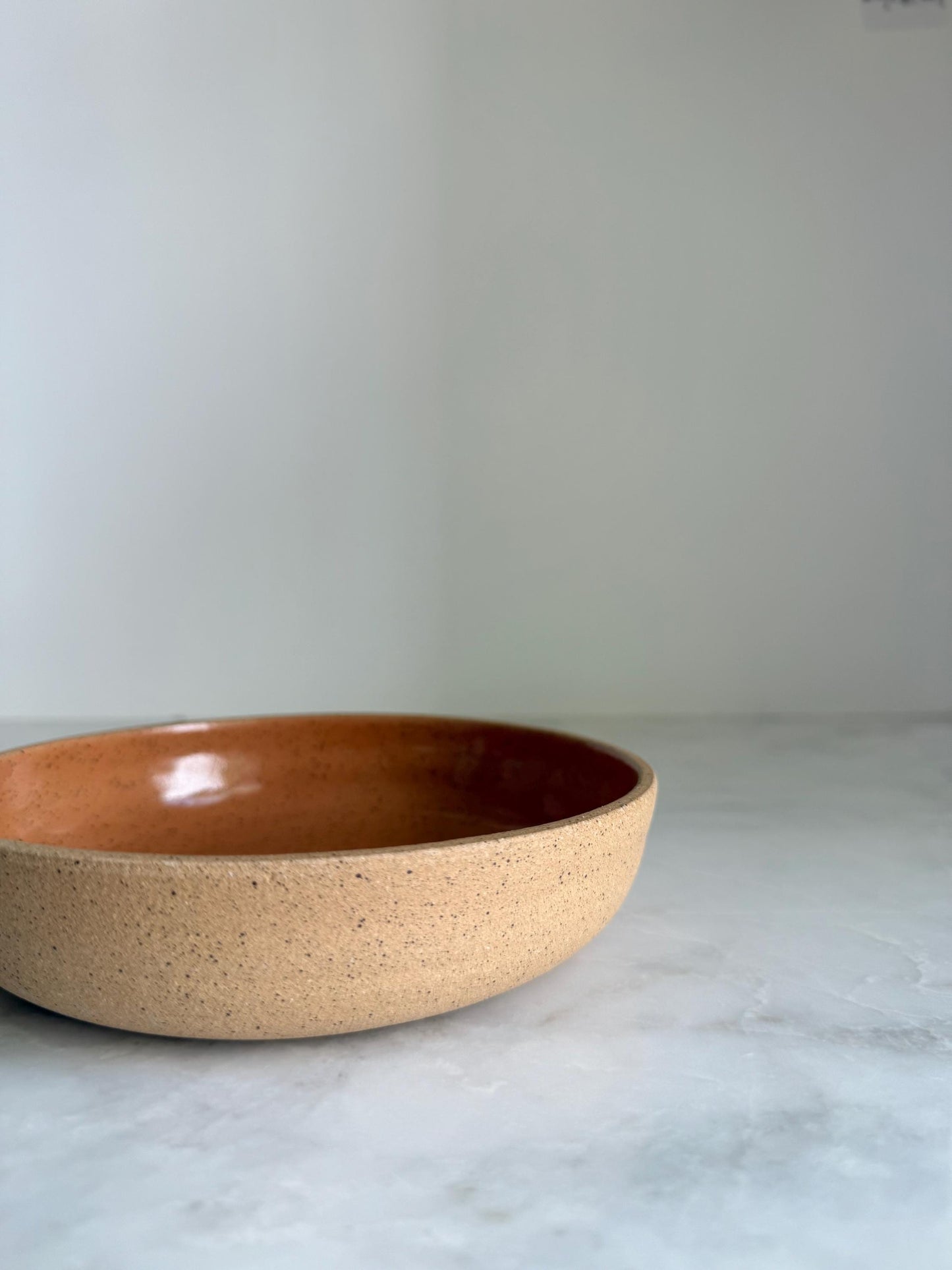 Handmade Ceramic Mini Blate / Snack Plate /Orange