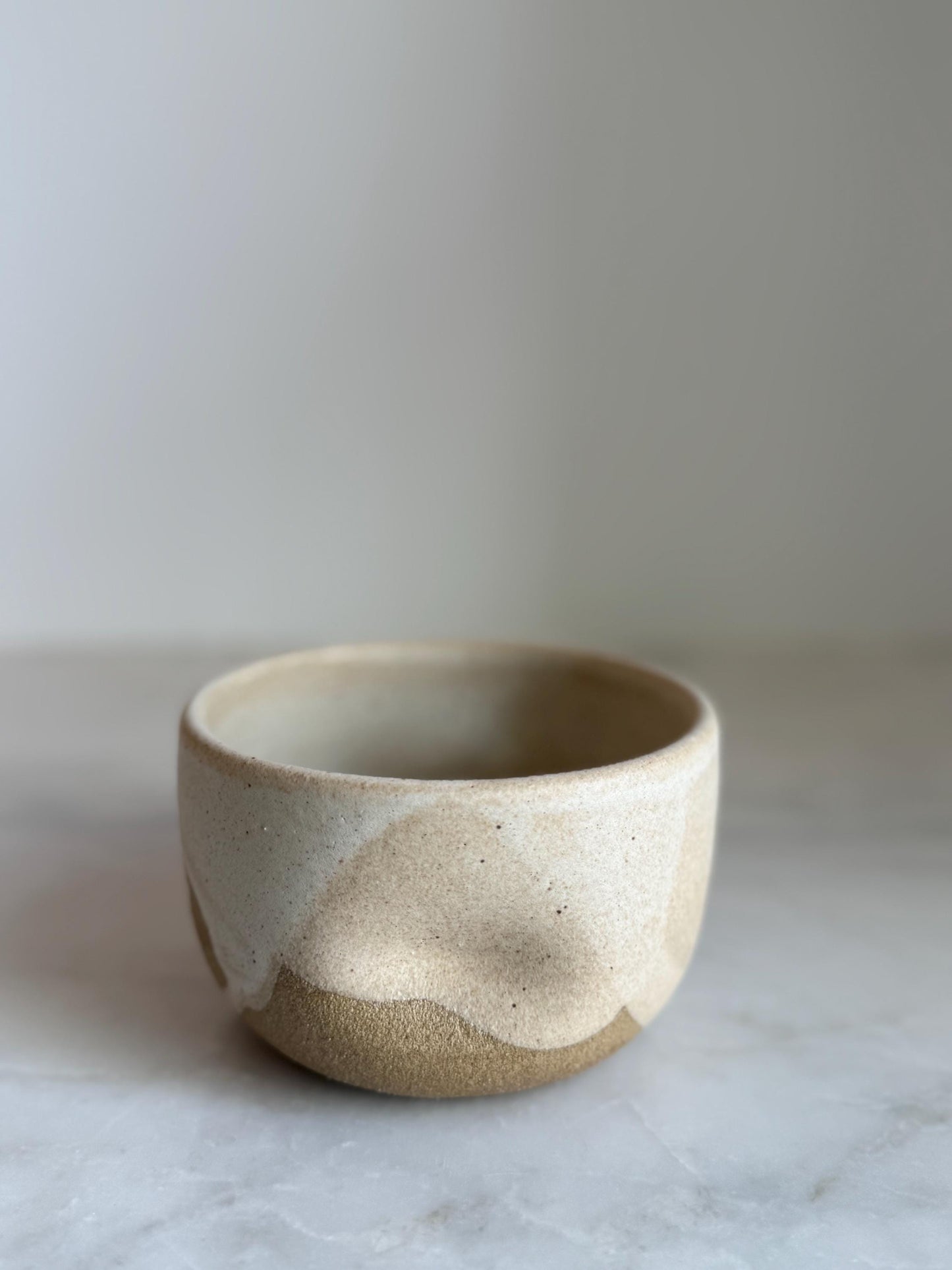Dimple Bowl / Oatmeal Glaze