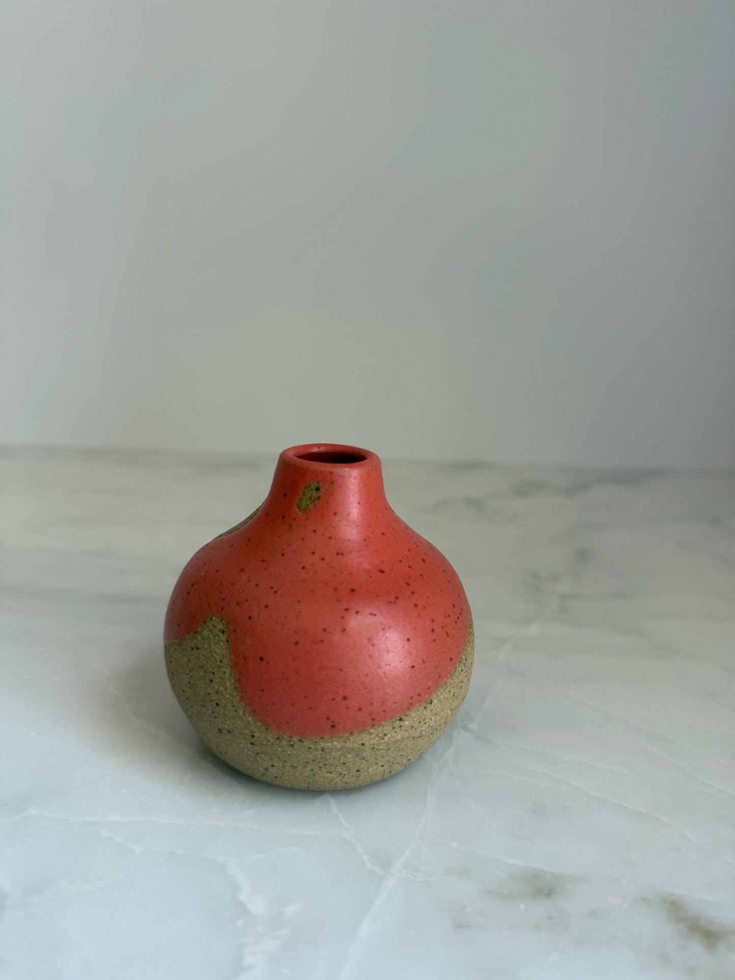 Seafoam Bottleneck Vase - 3 inch