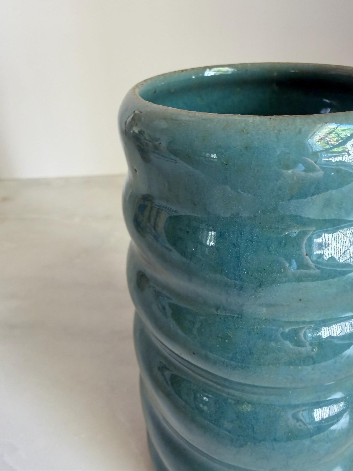 Ripple Vase - Teal