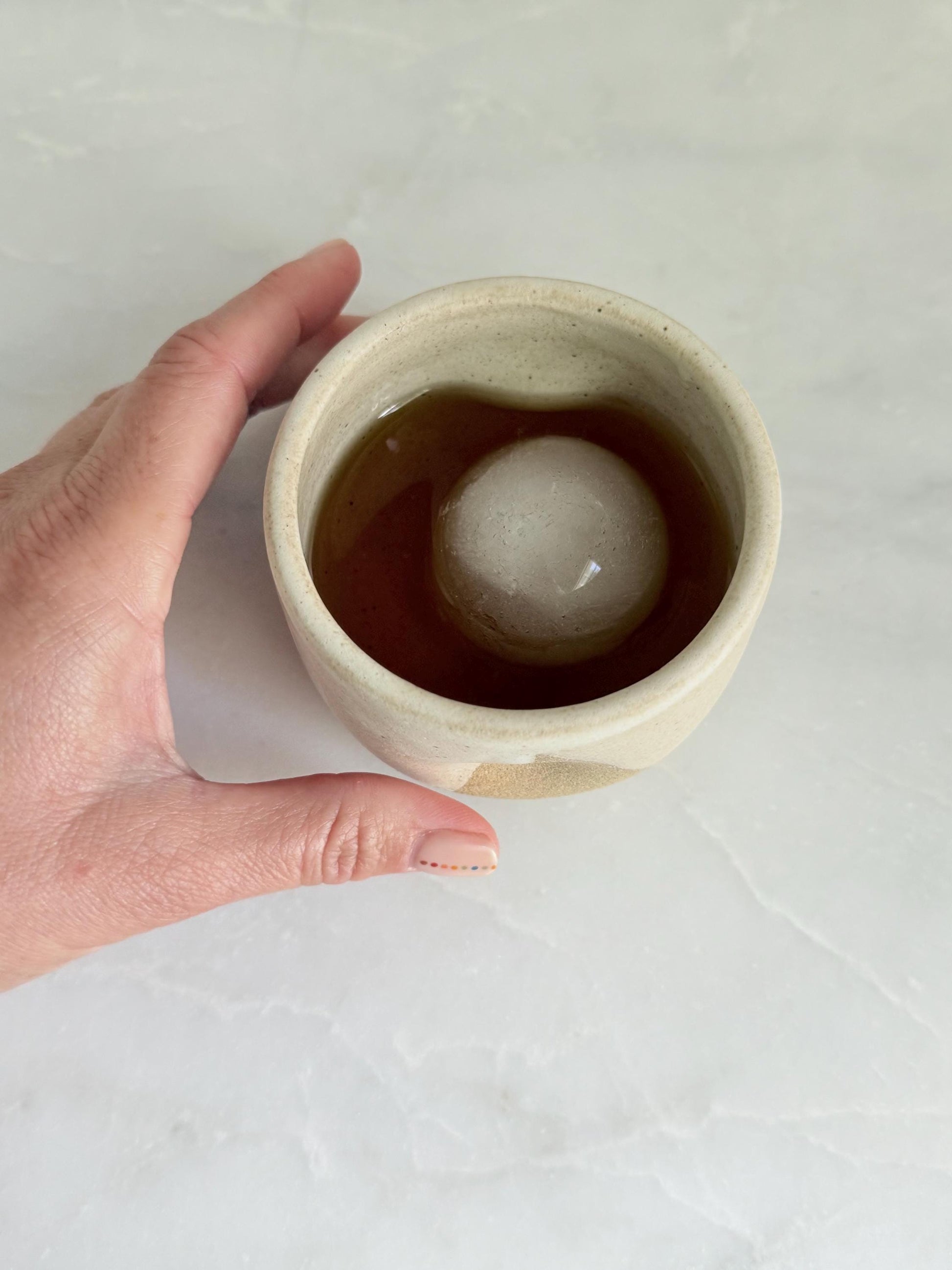 Small Ceramic Dimple Cup / Set of 2