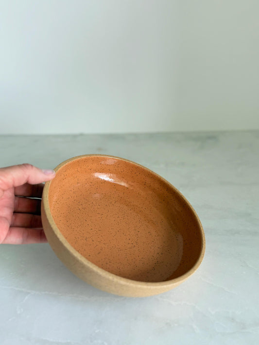 Handmade Ceramic Mini Blate / Snack Plate /Orange
