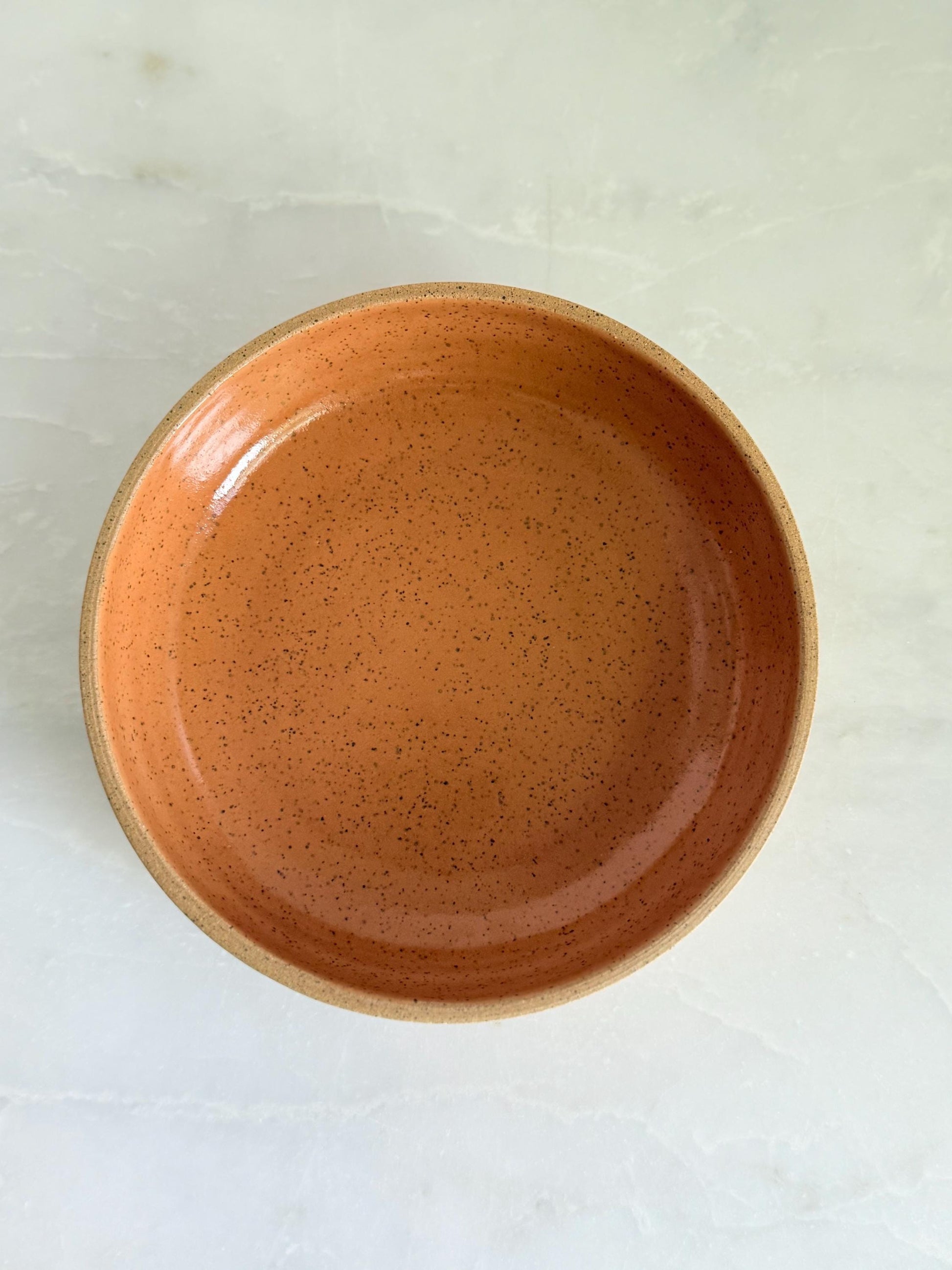 Handmade Ceramic Mini Blate / Snack Plate /Orange