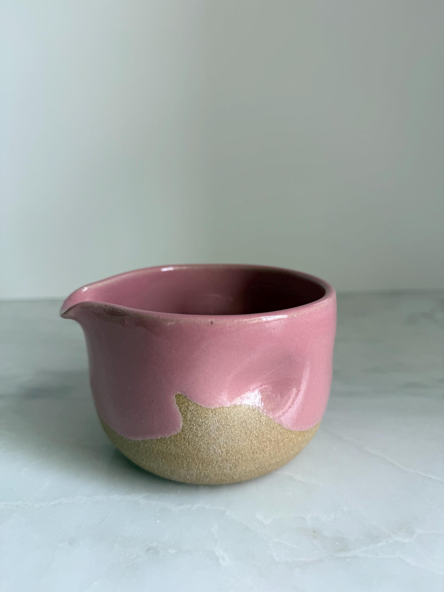 Handmade Ceramic Matcha Bowl / Pink