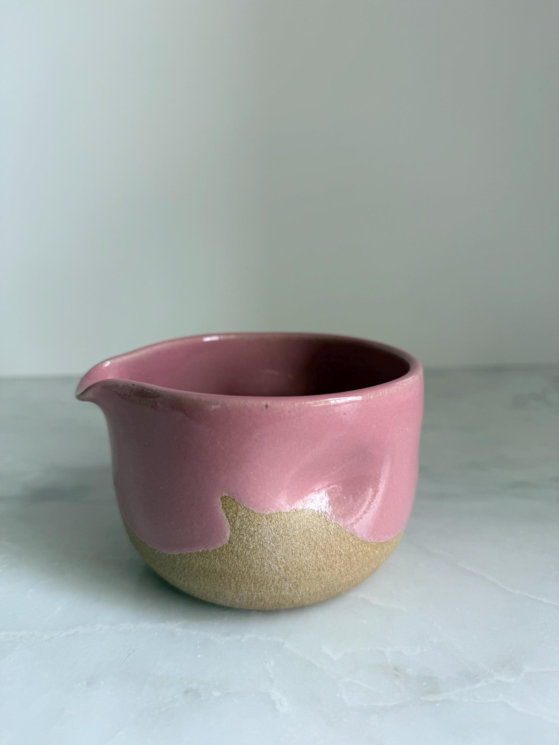 Handmade Ceramic Matcha Bowl / Pink
