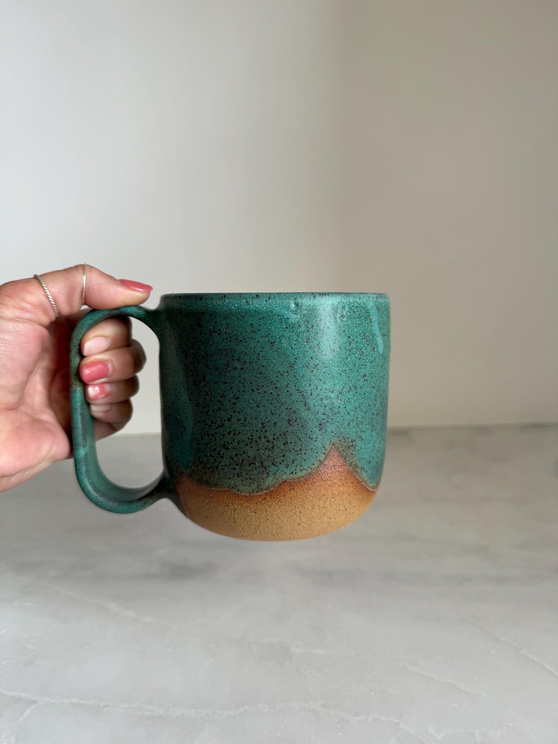 Speckled Green Mug / Large