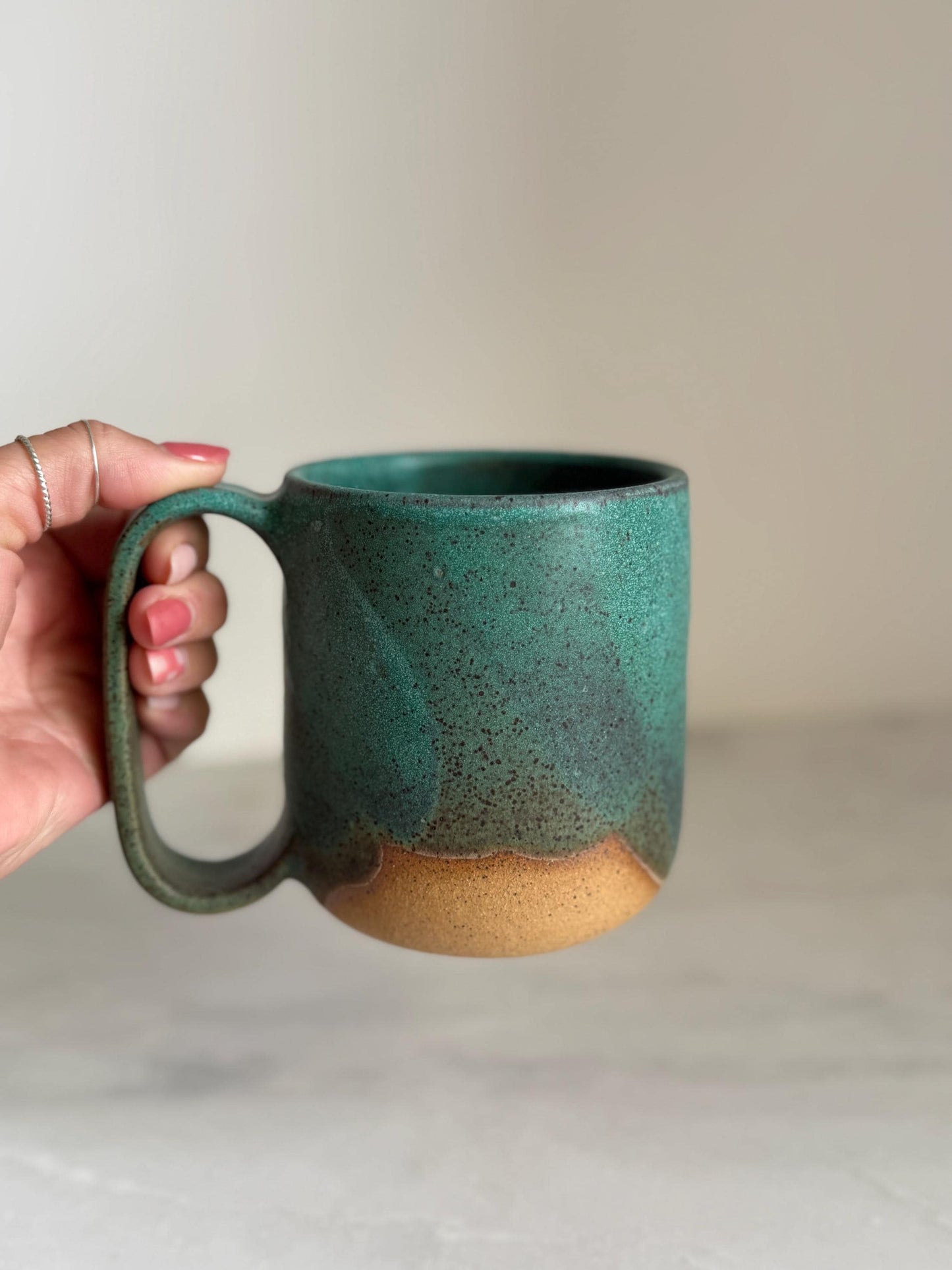 Speckled Green Mug / Medium