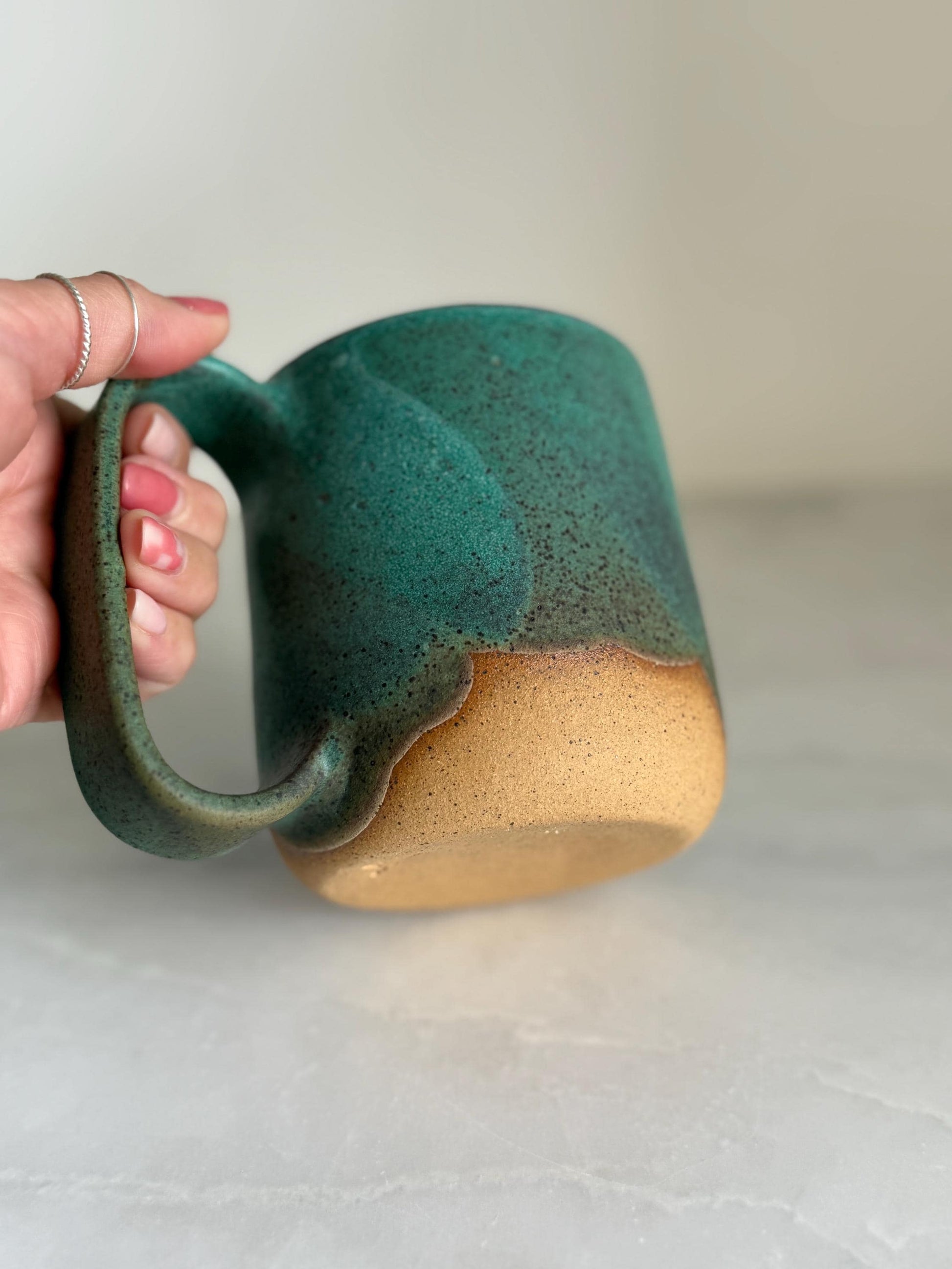 Speckled Green Mug / Medium