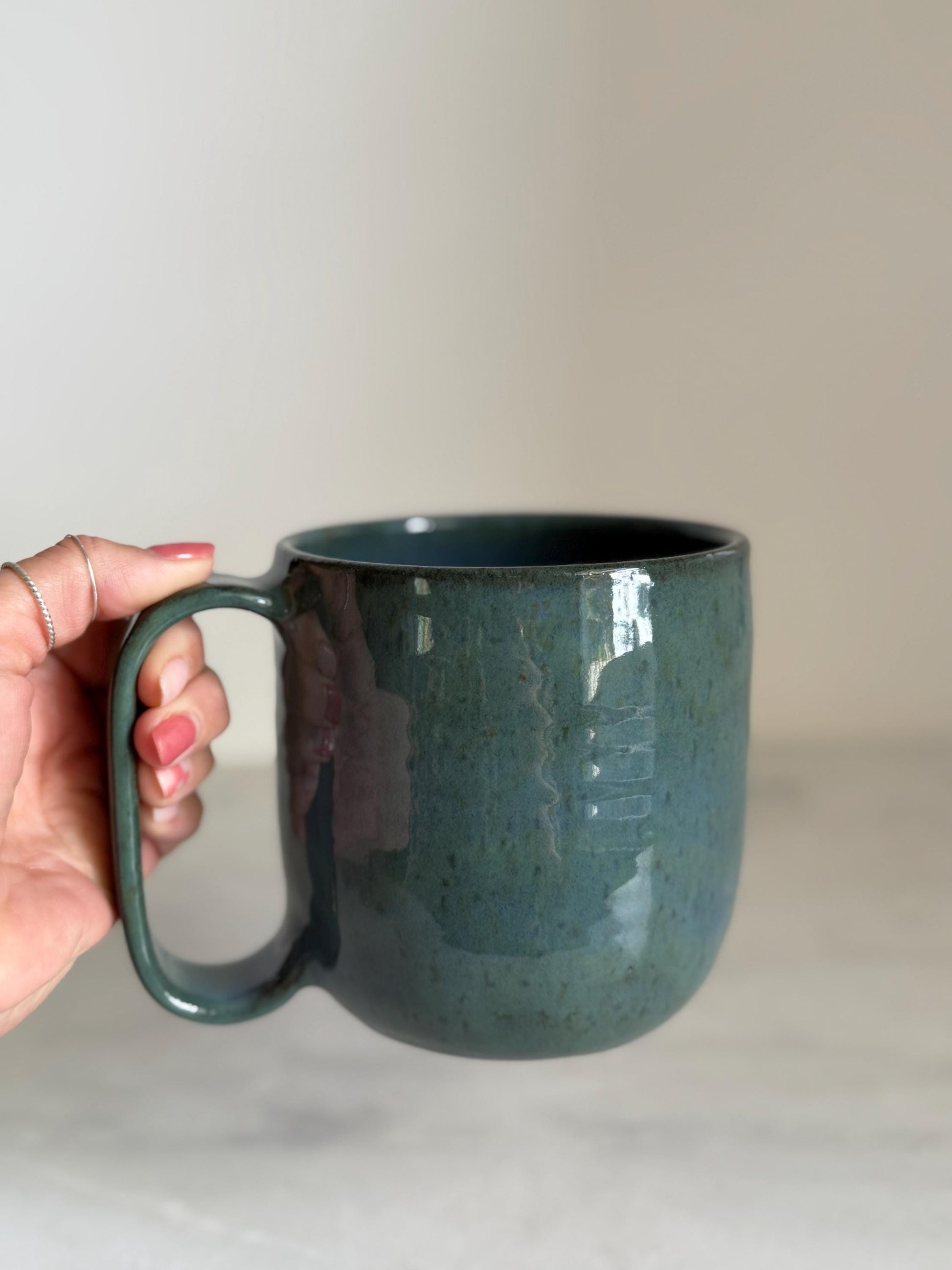Blue-Green Mug / Large