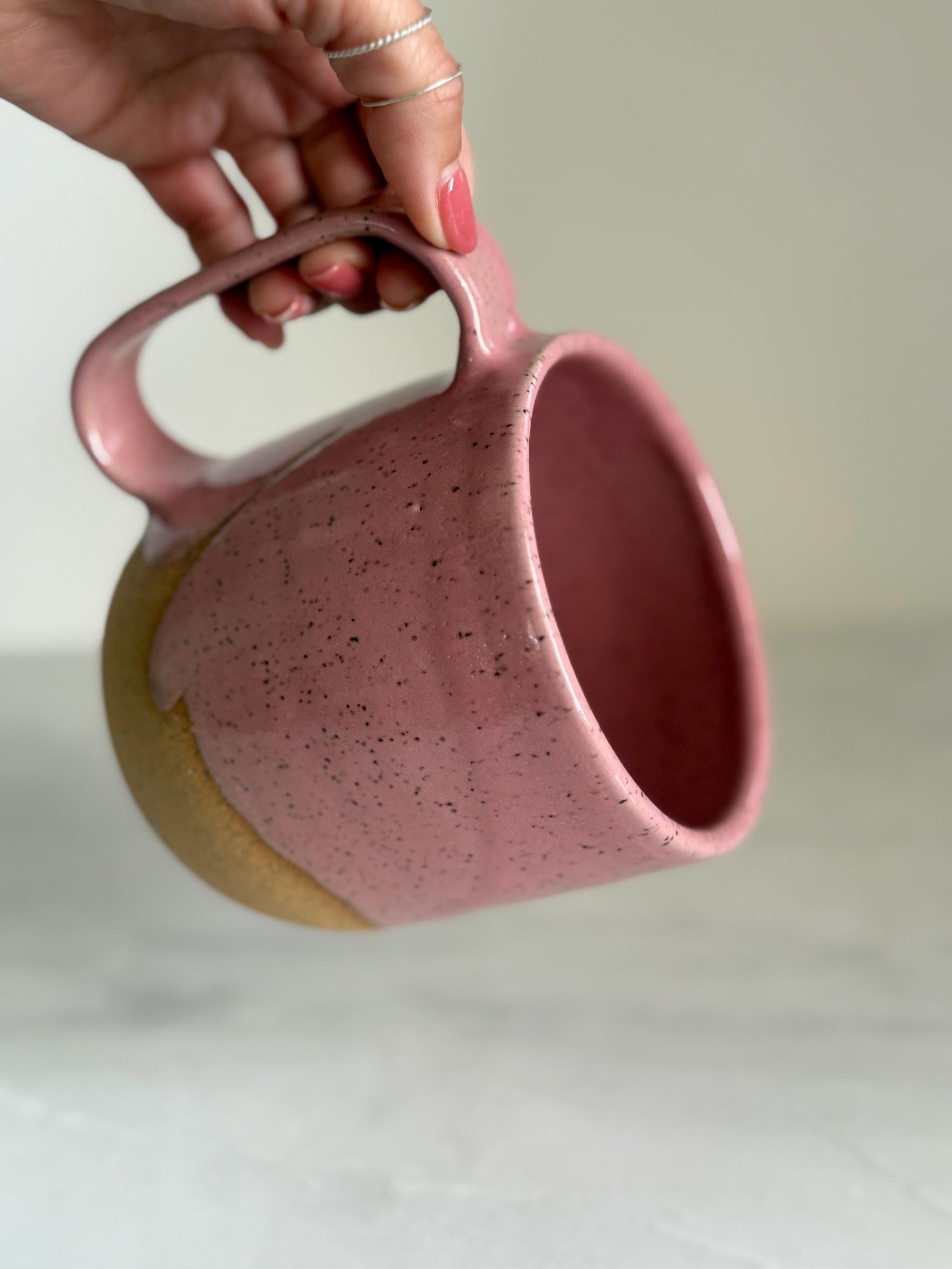 Speckled Pink Mug / Large
