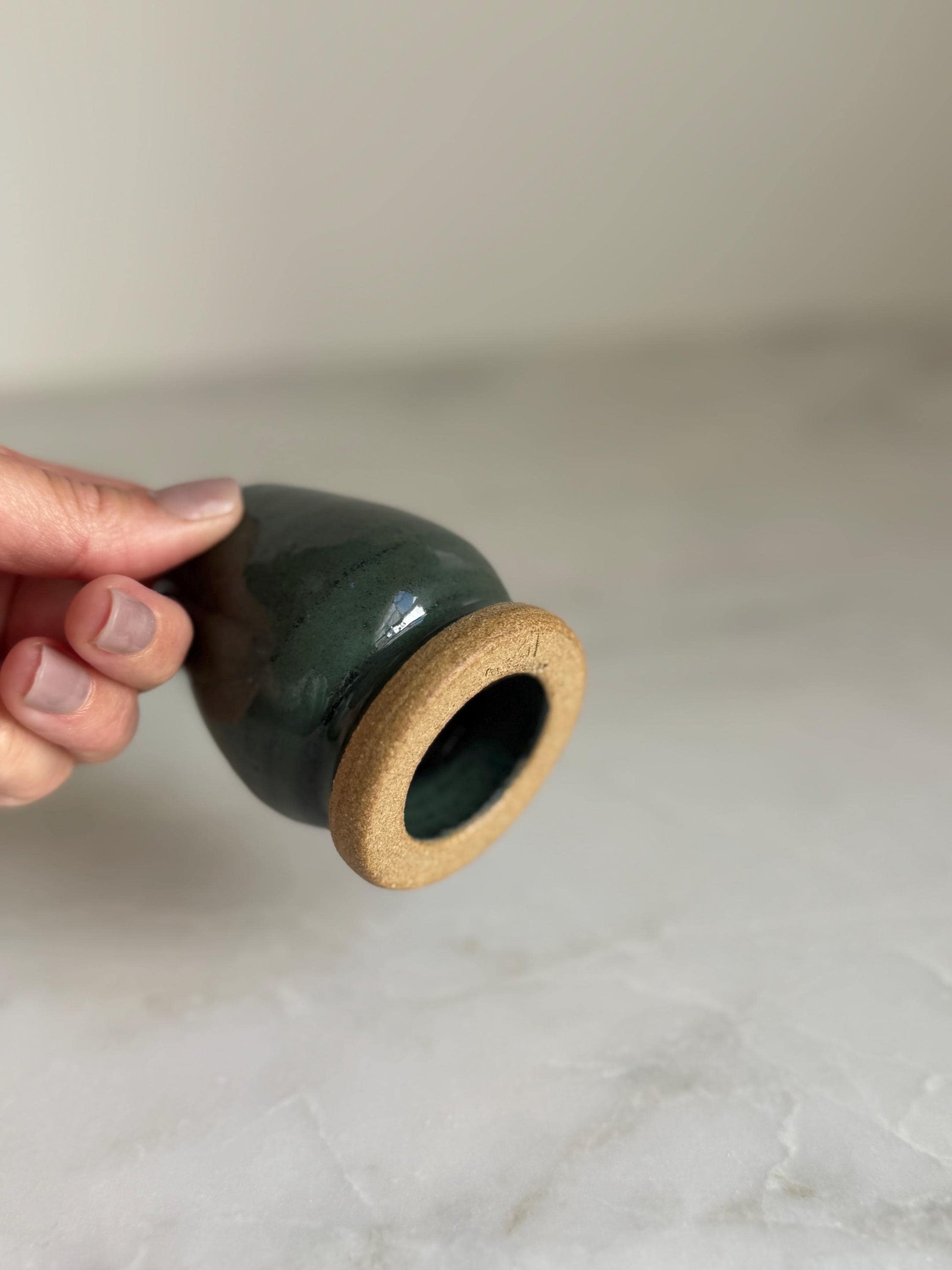 Matcha Tea Whisk Holder - Peacock