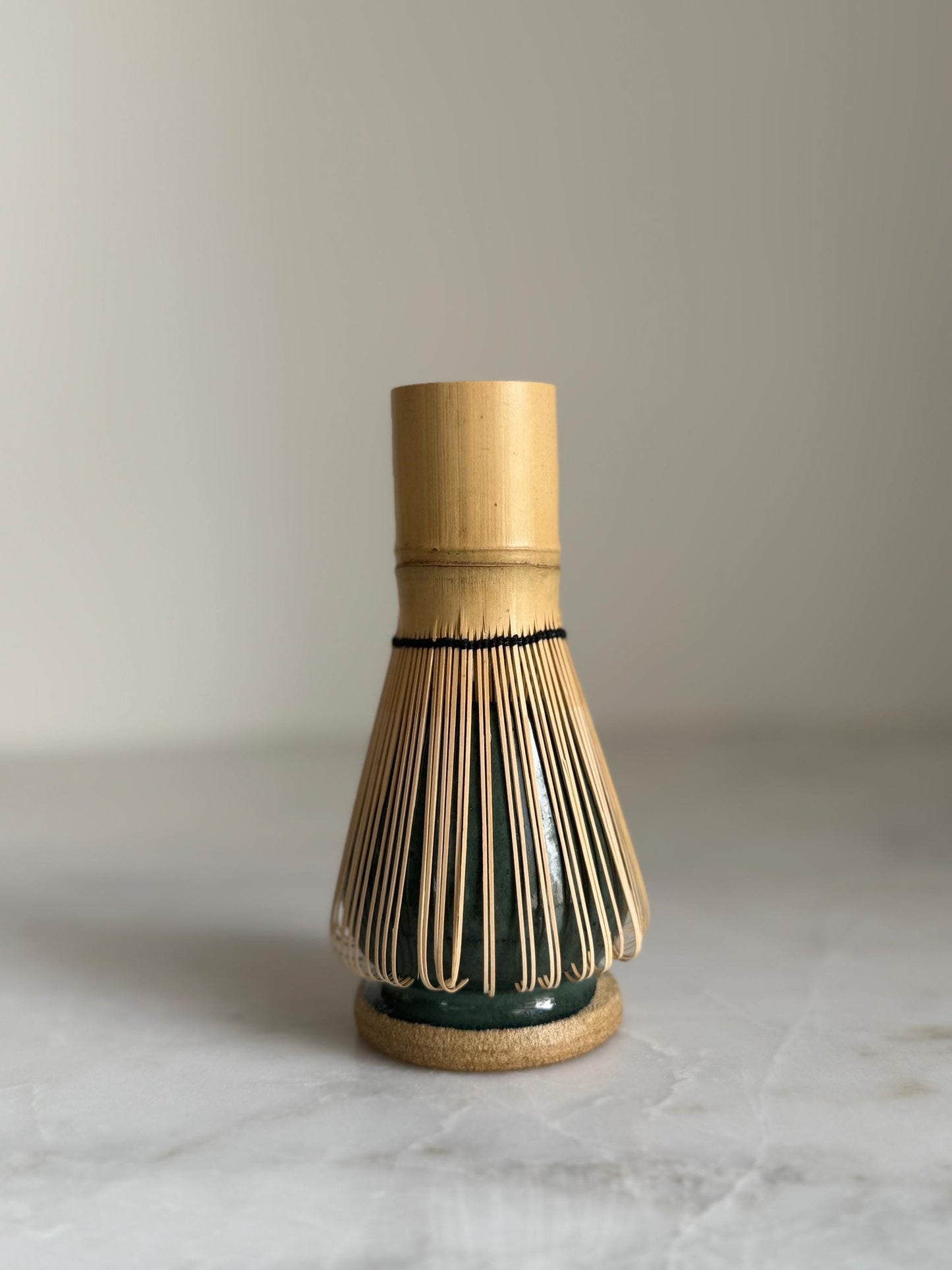 Matcha Tea Whisk Holder - Peacock