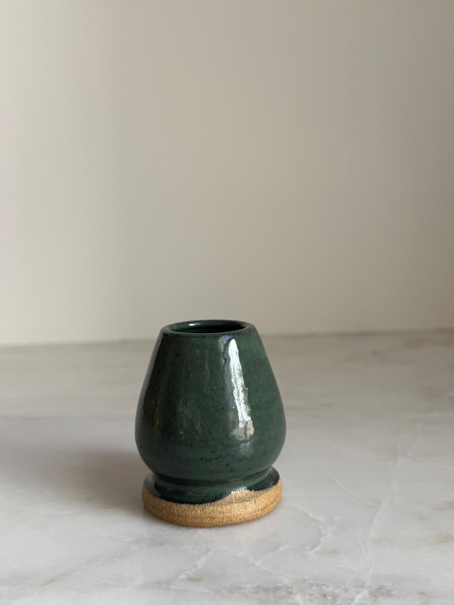 Matcha Tea Whisk Holder - Peacock