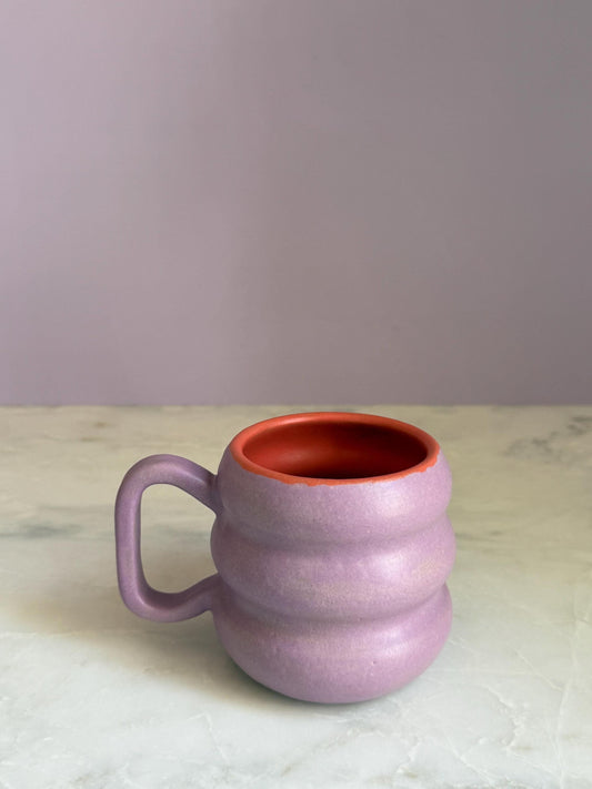 Handmade Two-Tone Mug - Lavender