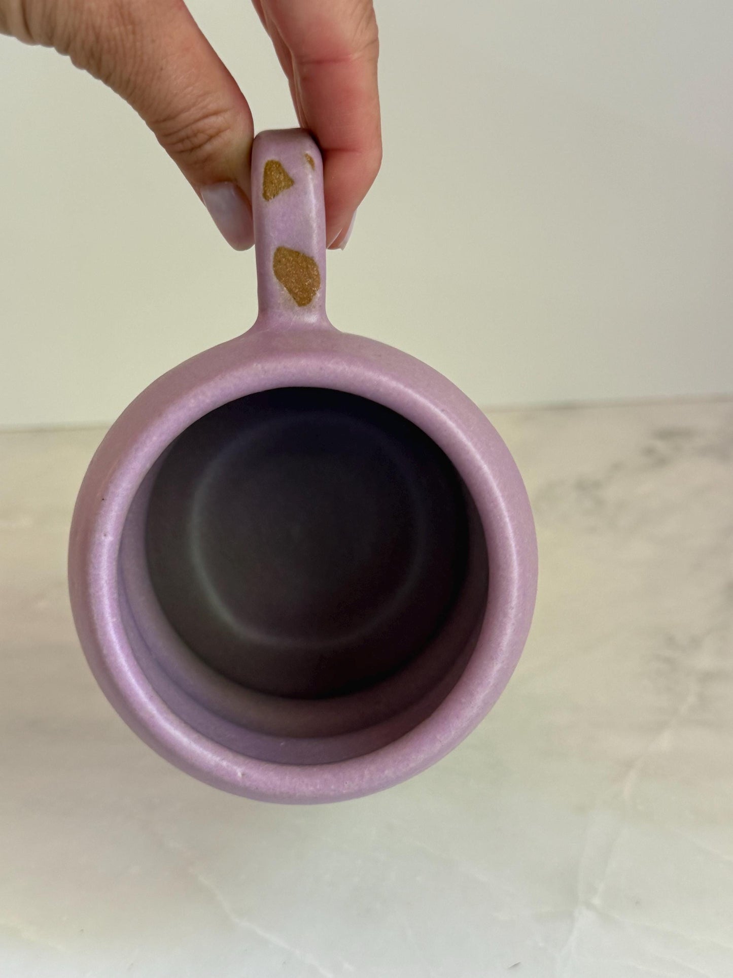 Handmade Ripple Mug - Lavender