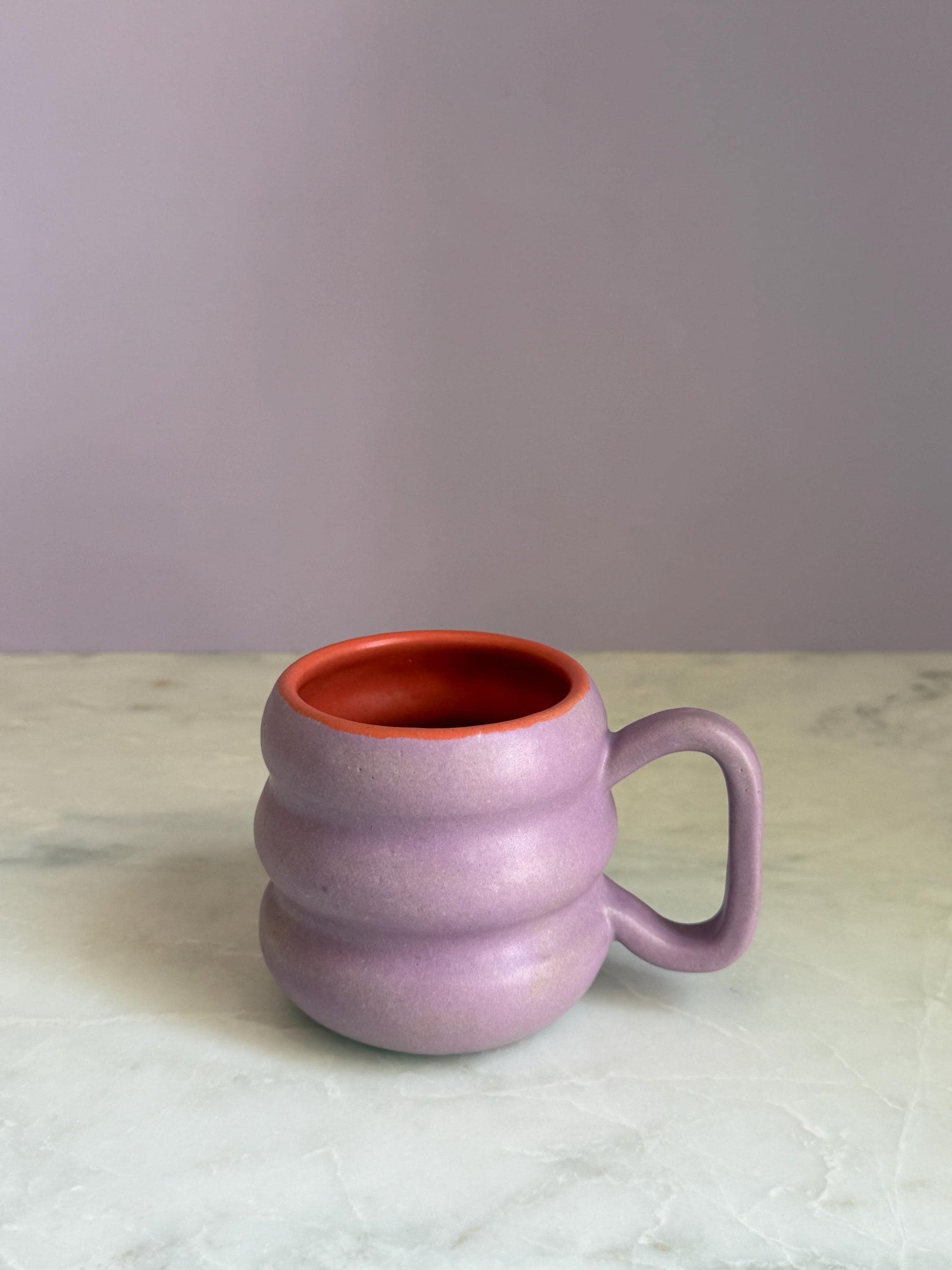 Handmade Two-Tone Mug - Lavender