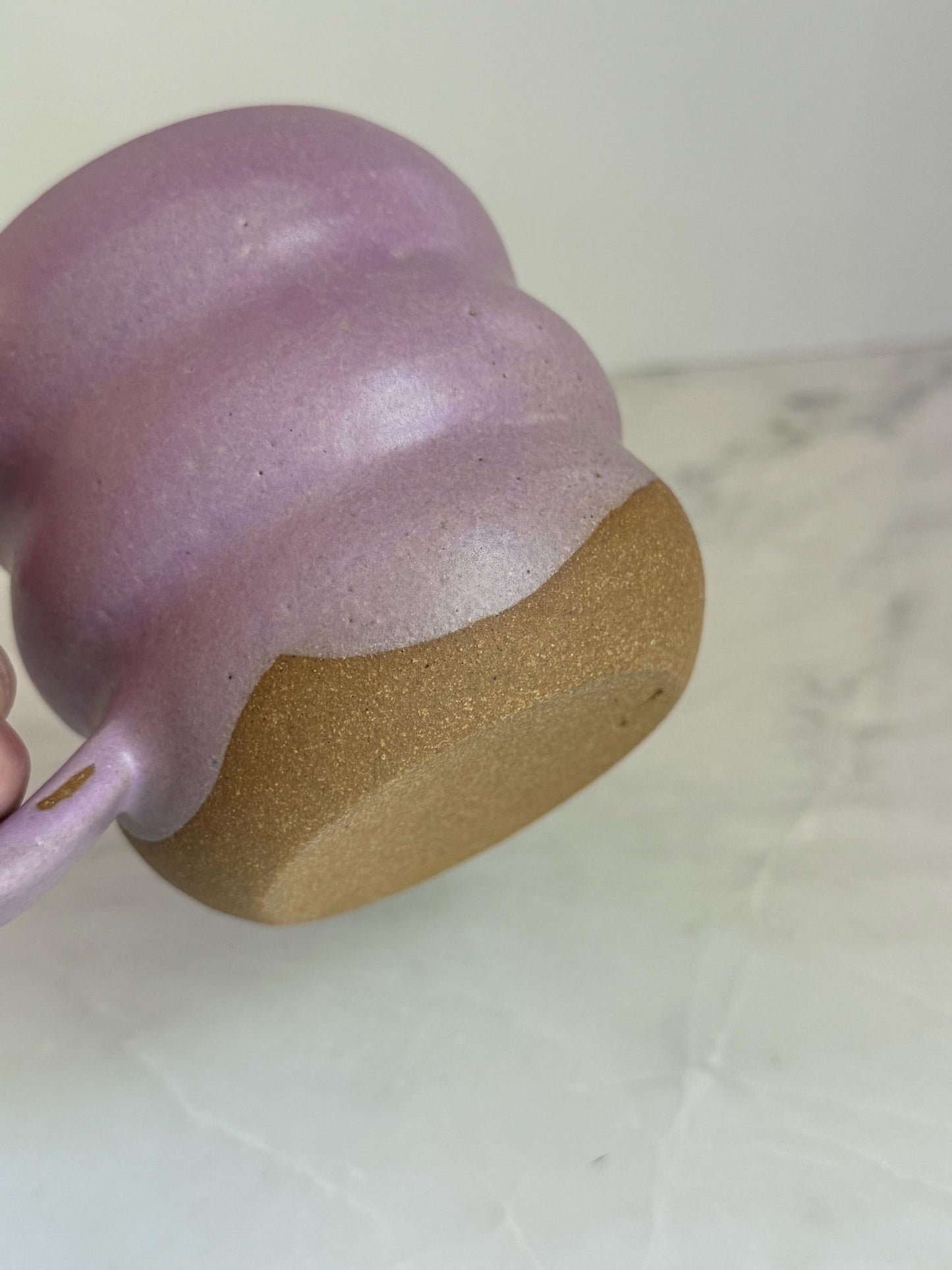 Handmade Ripple Mug - Lavender