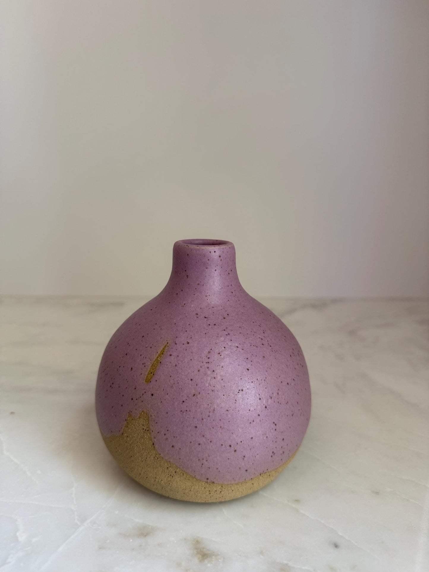 Lavender Bottleneck Vase - 5 inch