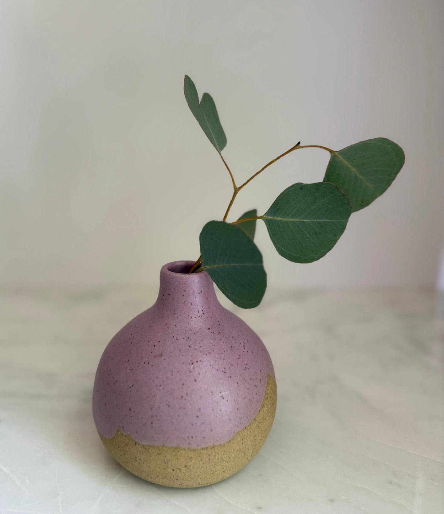 Lavender Bottleneck Vase - 5 inch