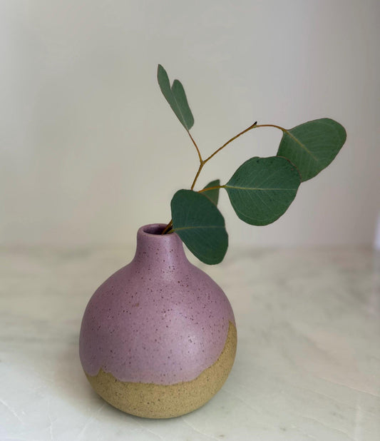 Lavender Bottleneck Vase - 5 inch