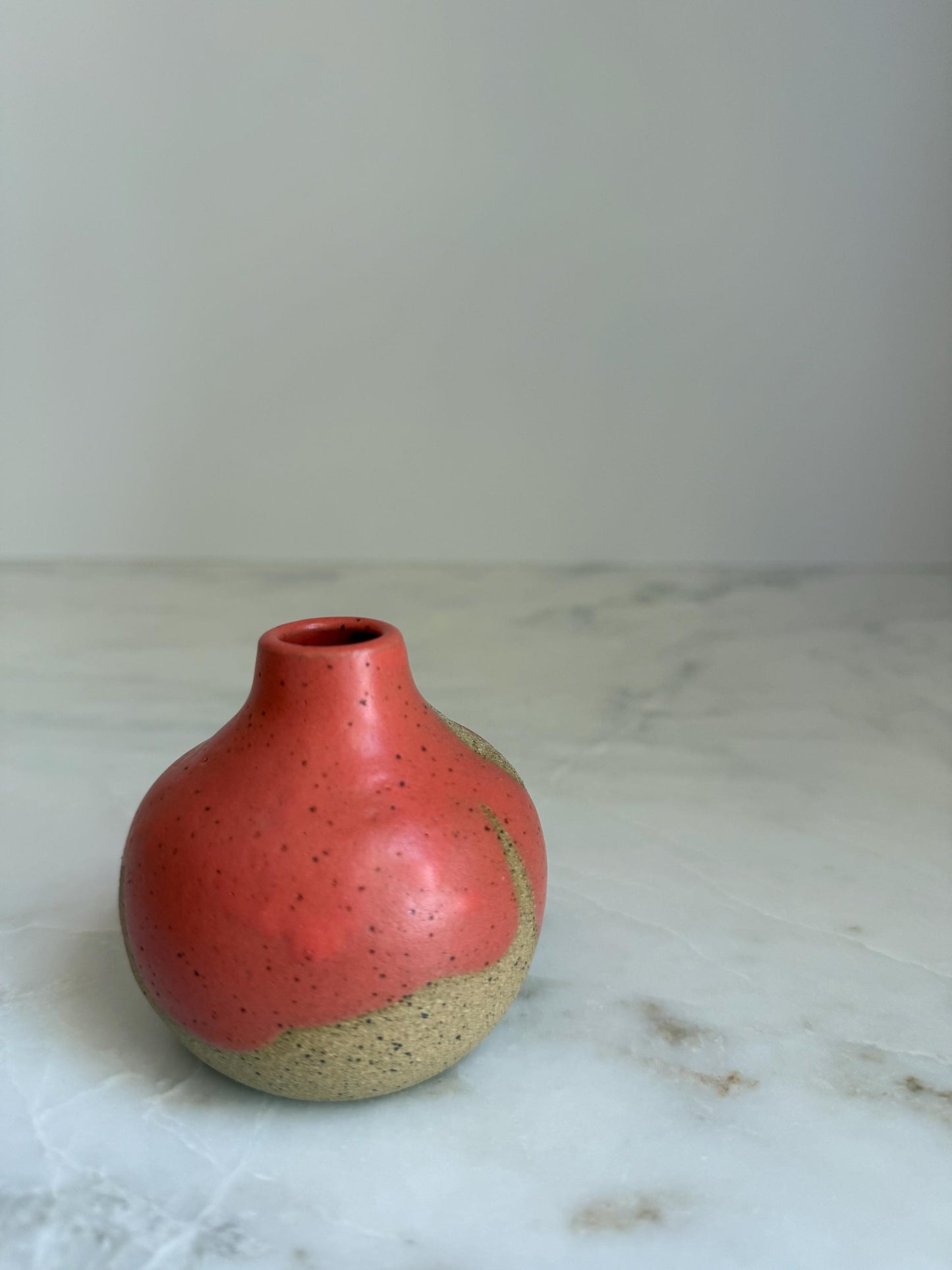 Seafoam Bottleneck Vase - 3 inch