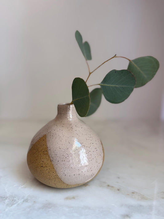 Blush Bottleneck Vase - 5 inch