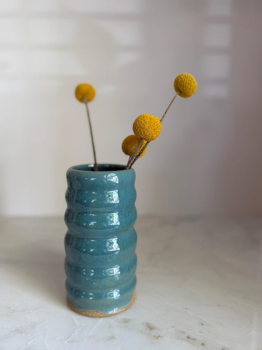 Ripple Vase - Teal
