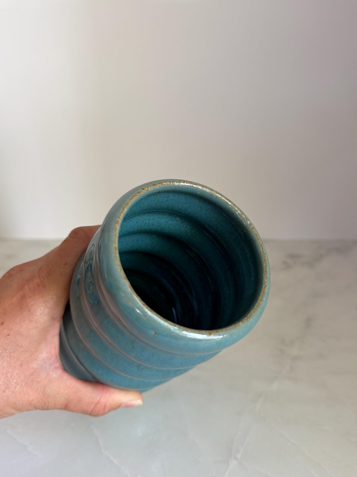 Ripple Vase - Teal