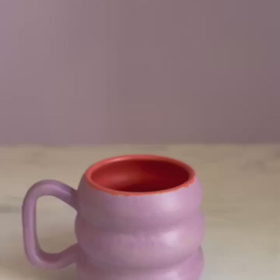 Handmade Two-Tone Mug - Lavender