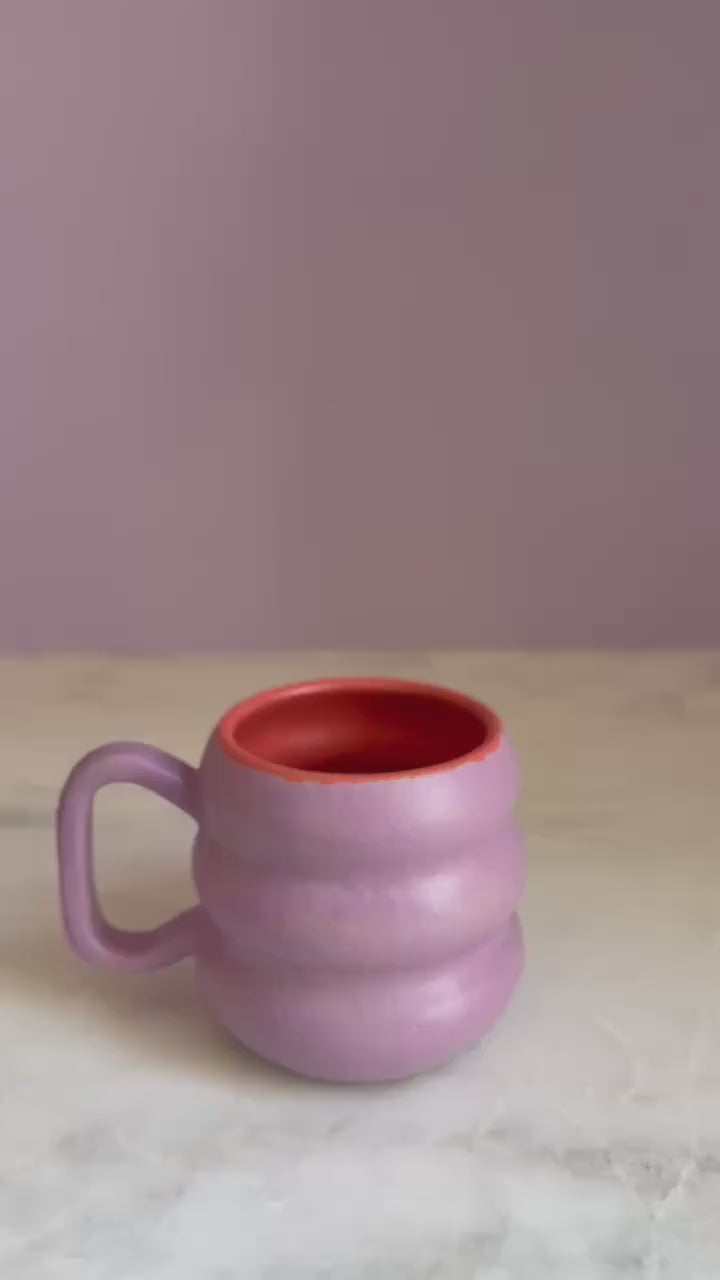 Handmade Two-Tone Mug - Lavender